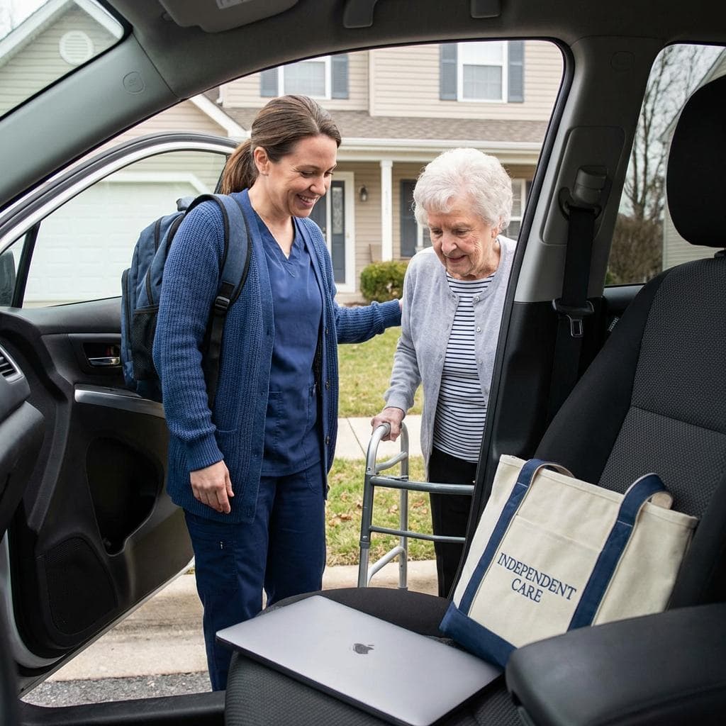 Caregiver illustration